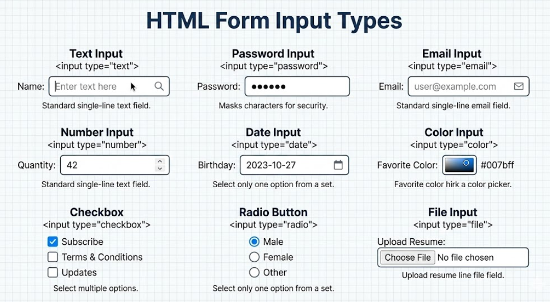 Form Input Types
