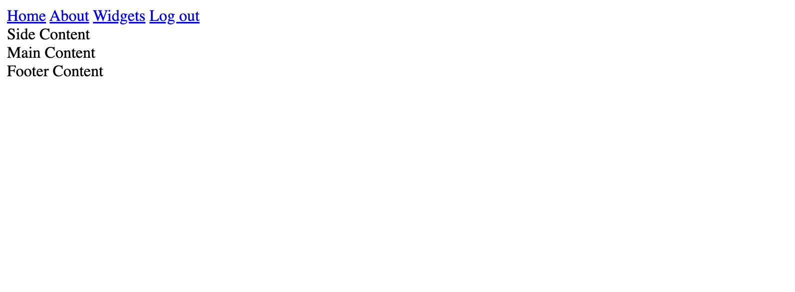 Raw HTML in the browser